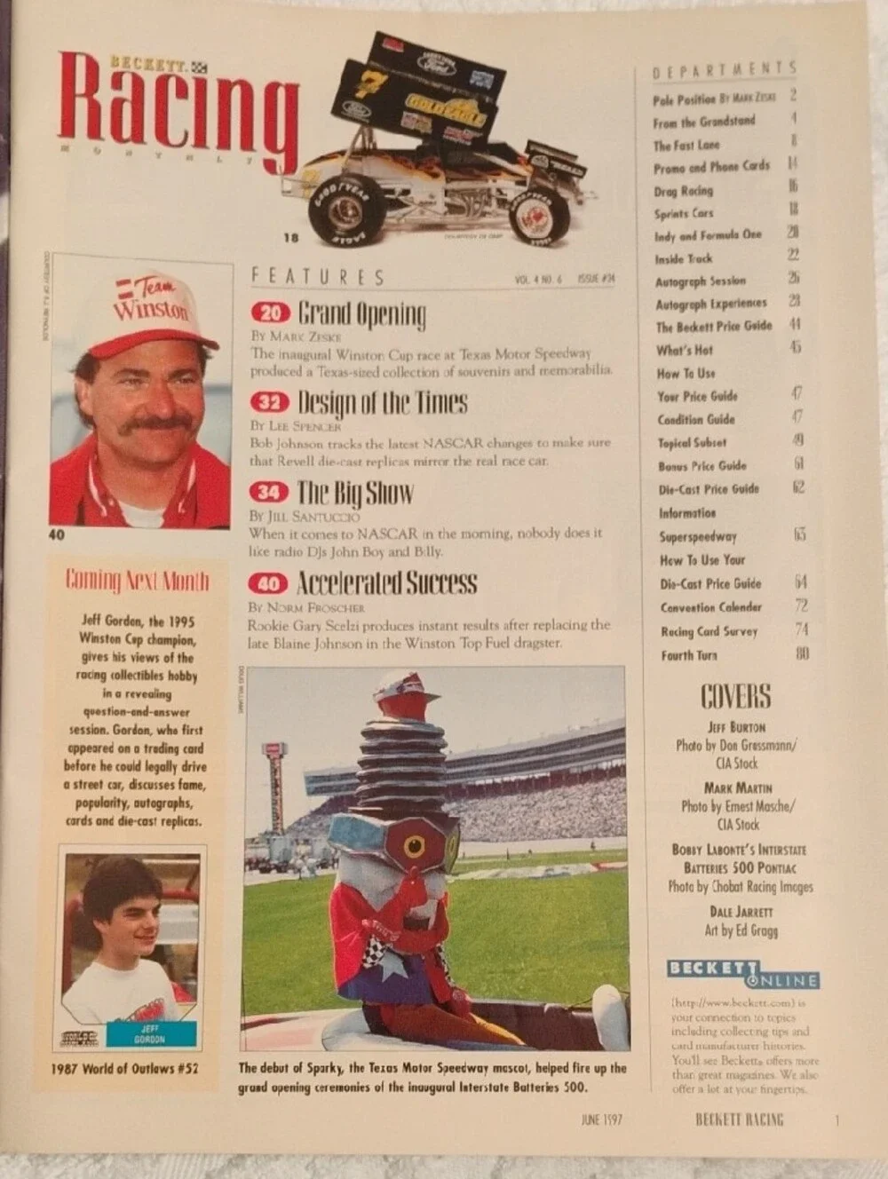 Magazine- Beckett Racing June 1997